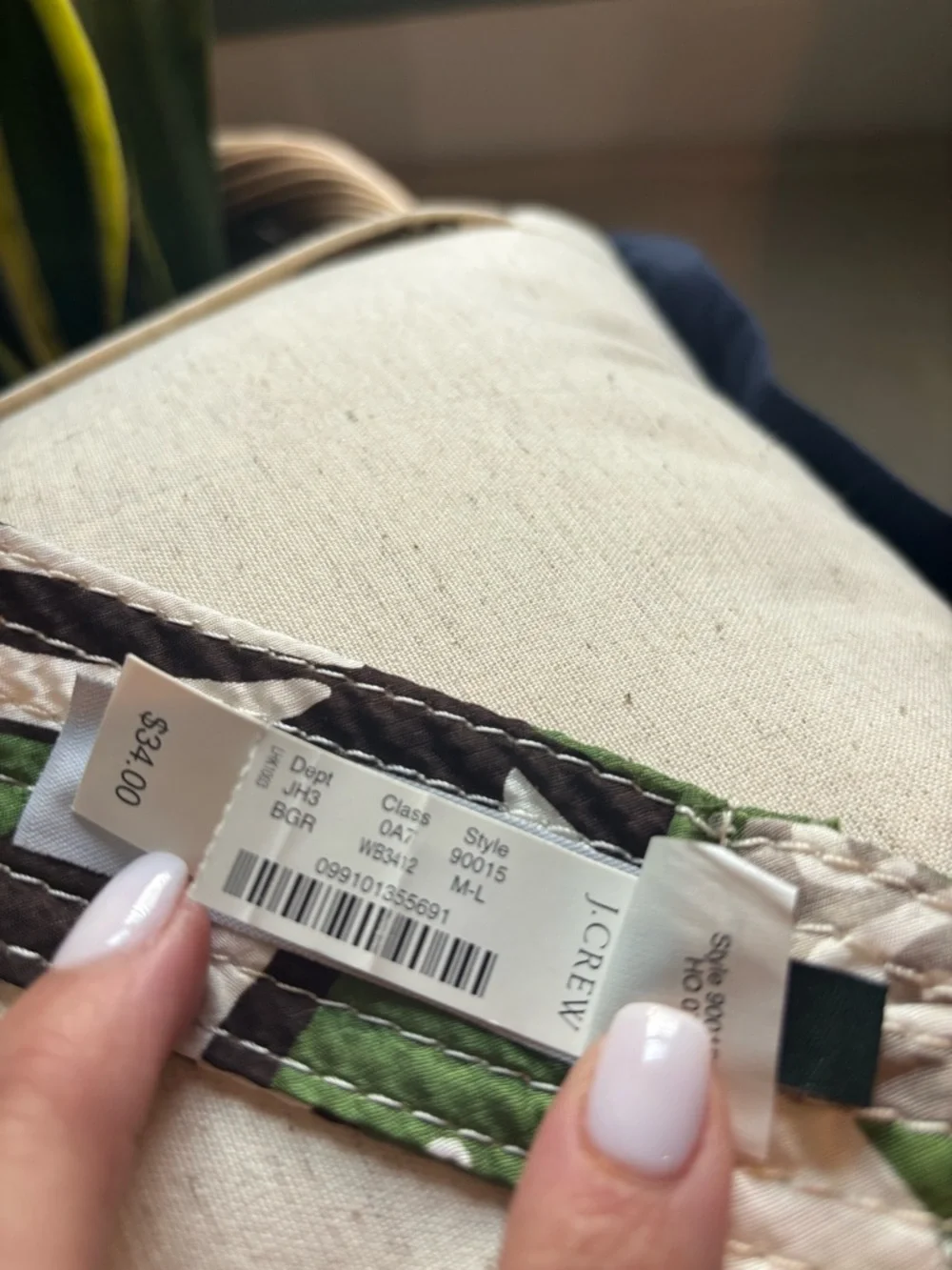JCrew Quilted Fabric Belt - Picture 2 of 5